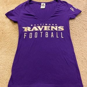 Baltimore Ravens football V-neck t-shirt